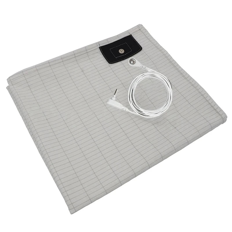 ABUM-27X52inch Grounding Sheet Conductive Silver Fiber Material Skin Friendly And Comfortable Enhance Sleep Quality