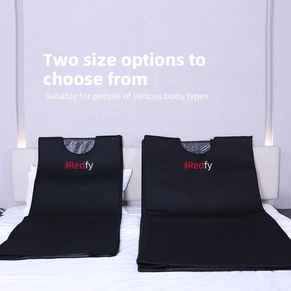 Redfy Hot Sale Led Red and Near Infrared Light Therapy Blanket Pod 660nm 850nm Red Light Therapy Full Body Mat Bed