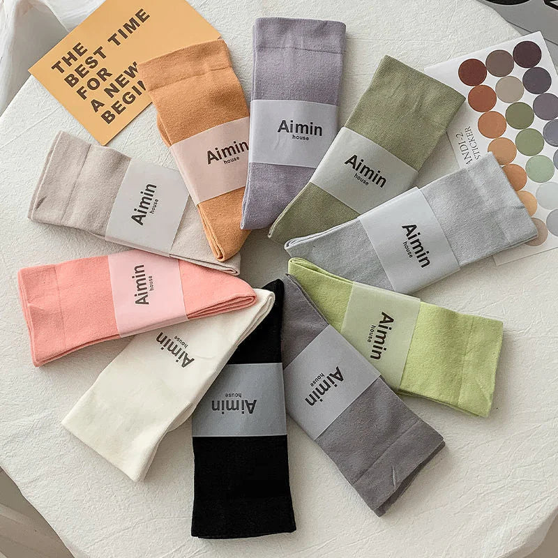 Korean Pure Cotton Socks for Women