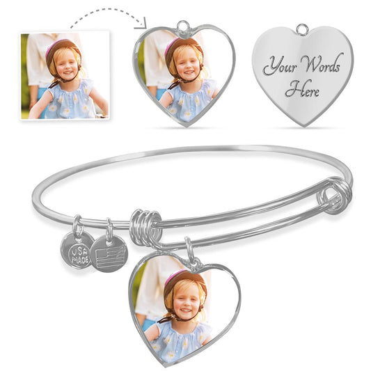 Heart bangle