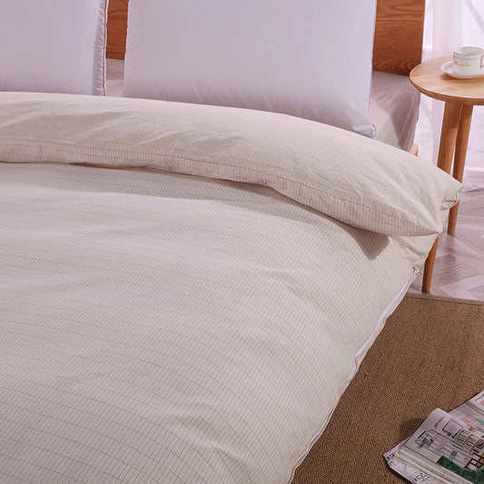 Grounded Earthing Duvet Cover Health sheet Antibacterial anti-static conductive , silver fabric nature cotton earth benefit